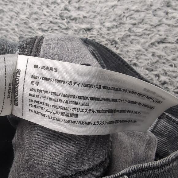 Hollister Jeans Men 28x30 Gray Carpenter Chore Y2K Stretch Casual Loose Baggy - Picture 5 of 10